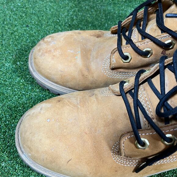 Timberland 6-Inch Premium Tan Nubuck Leather Waterproof Lace Up Boots Sz 6.5M main image 13